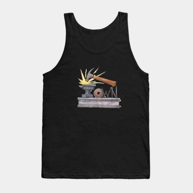 Hammer Town Tank Top by seangreenbergart